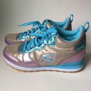 Sketchers unicorn sparkle tennis shoes